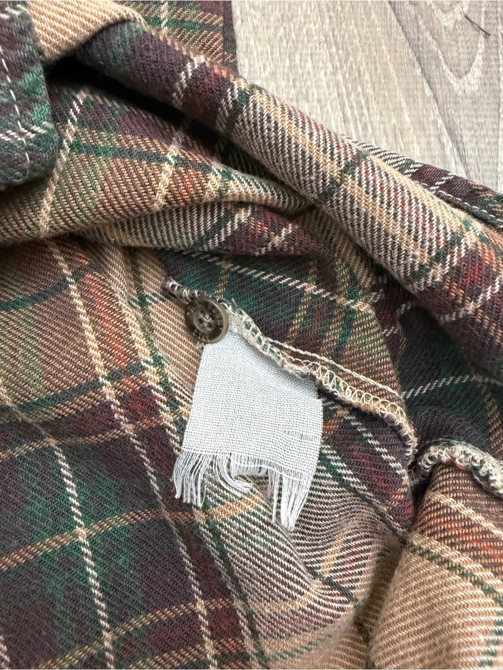 L.L. Bean Classic Long Sleeve Flannel Button Down Small - Picture 6 of 7